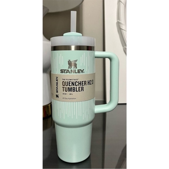 Stanley Other - 🦋🌙 NWT STANLEY | Quencher H2.0 Flowstate Clean Slate Mint Rain 30z